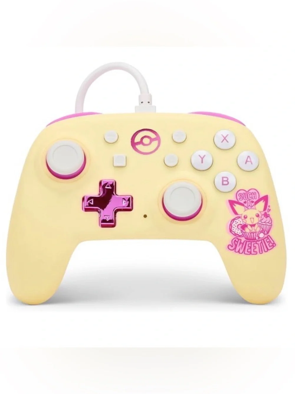 PowerA Pokémon Pastel Sweet Pikachu Switch Case, Joycon & Wired Controller Set
